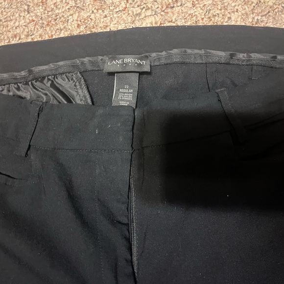 Lane Bryant Black Pants Stretchy 22W - Picture 2 of 3